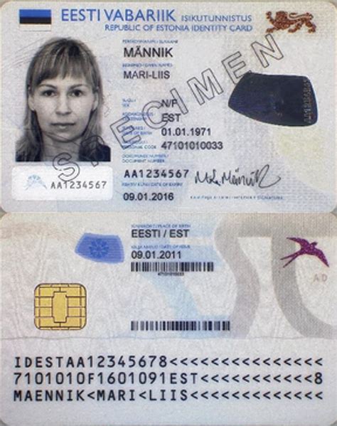 estonian smart card|ID.